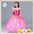 children clothes long length kids princess cartoon characters' party gowns drama costumes full sleeve queen dresses